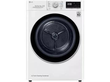 LG RH80V9AV4N - Warmtepompdroger - 8 kg - A+++ - Zwart, Verzenden, Zo goed als nieuw
