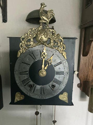Comtoise klok - comtoise Klok - Antiek - Ijzer - 1850-1900 -, Antiek en Kunst