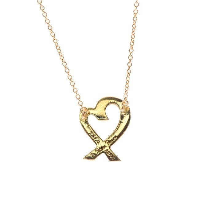 Tiffany & Co. - Ketting met hanger roze goud, Handtassen en Accessoires, Antieke sieraden