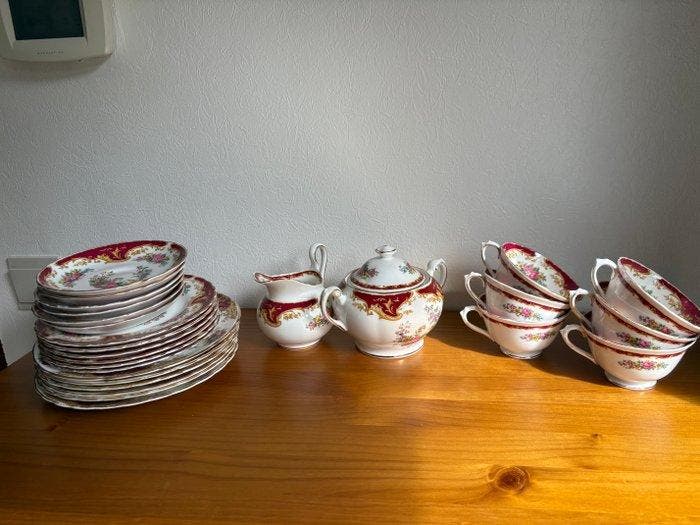 Theeservies - Napels - Porselein, Antiek en Kunst, Antiek | Meubels | Tafels