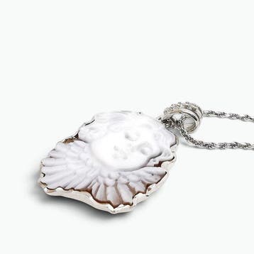 Zilver - Ketting met hanger - Italiaans ambacht