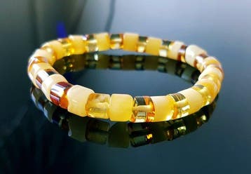 Amber Vintage Zeldzame Butterscotch Baltisch Amber Armband -