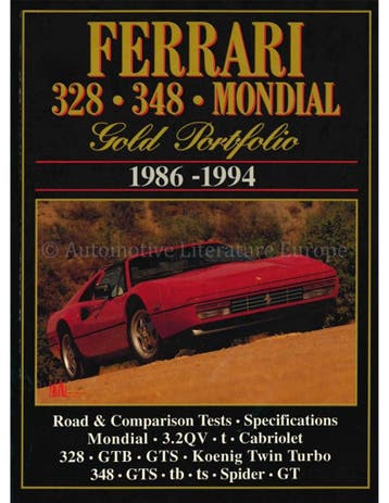 FERRARI 328 - 348 - MONDIAL GOLD PORTFOLIO 1986 - 1994
