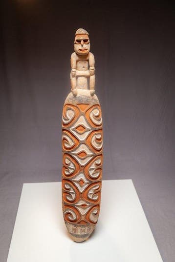 Asmat ceremoniële sago-schotel / kom - jifai - Asmat -