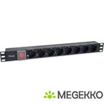 Equip 333286 energiedistributie 8 AC-uitgang(en) 1U Zwart, Informatique & Logiciels, Pc & Câble réseau, Verzenden