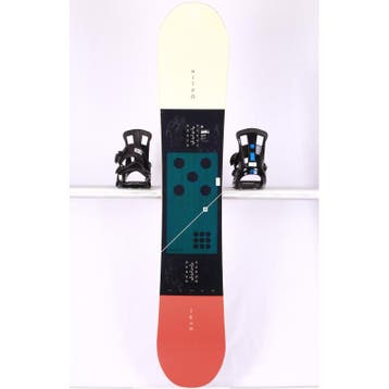 159 snowboard NITRO TEAM, White/orange, CAMBER, Sport en Fitness, Verzenden, Gebruikt