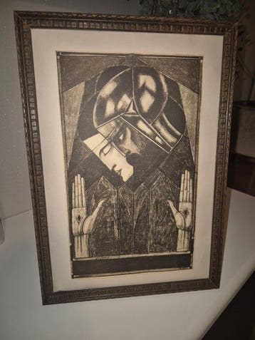 Jan Toorop (1858-1928) - Bezonkenheid Meditatie en Vuur en