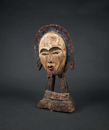Tête de reliquaire Punu-Lumbu - Gabon, Antiquités & Art