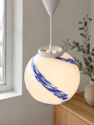 Plafondlamp - Muranoglas - GLOBO-lamp van geblazen glas