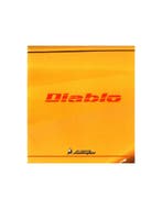 1999 LAMBORGHINI DIABLO BROCHURE ITALIAANS & ENGELS, Ophalen of Verzenden