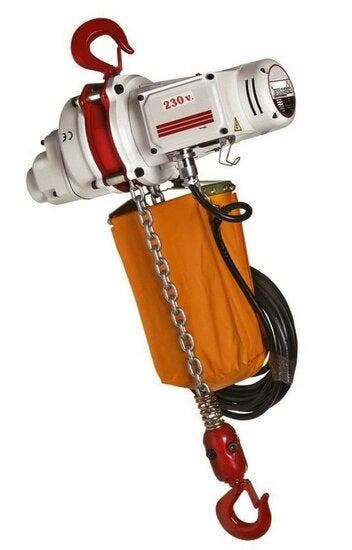Elektrische kettingtakel 230V 0,5 ton met hijshoogte enkele, Verzenden