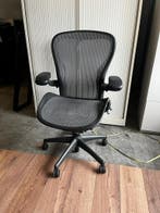 Herman Miller Aeron Maat C, Uit Voorraad Leverbaar!, Verzenden, Zo goed als nieuw, Overige kleuren, Bureaustoel