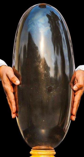 Grote Lingam van Zwart Toermalijnkristal, 54 cm, 47,8 kg -