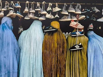 Steve McCurry (1950–) - Afghan women in Kabul. Afghanistan,