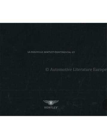 2002 BENTLEY CONTINENTAL GT BROCHURE FRANS, Nieuw