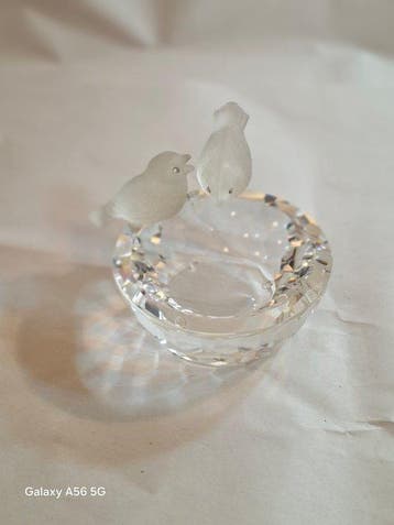 Swarovski - Figuur - Bird Bath 010029 - Kristal