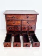 Ladekast - Hout - Vintage houten apotheekkast