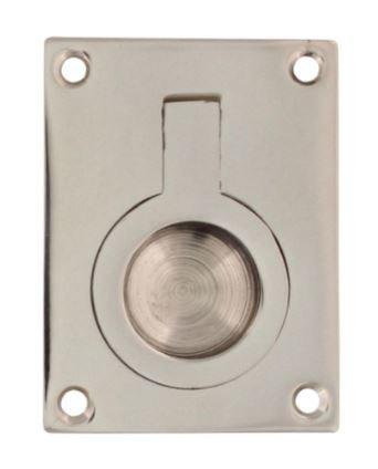 Intersteel Luikring recht 41mm x 31mm nikkel, Huis en Inrichting, Ophalen of Verzenden, Nieuw