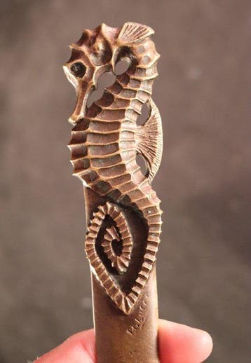 Gesigneerde - Couteau à papier - Bronze
