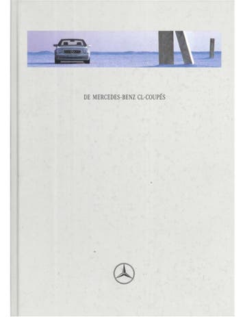 1997 MERCEDES BENZ CL COUPE HARDCOVER BROCHURE NEDERLNDS, Boeken, Nieuw