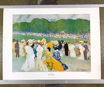 Pablo Picasso (after) - Races in Longchamps - Rar old