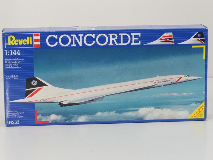 Schaal 1:144 Revell 04257 Concorde British Airways #9213, Hobby & Loisirs créatifs, Modélisme | Avions & Hélicoptères, Enlèvement ou Envoi