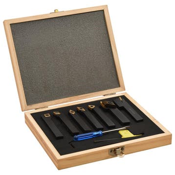 vidaXL 12-delige Draaigereedschapsset indexeerbaar 80 mm, Verzenden