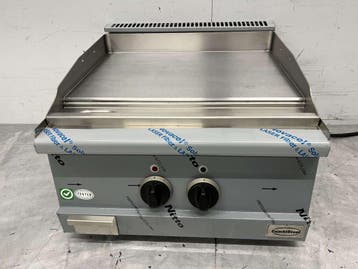 RVS Combisteel Grillplaat Gladde bakplaat 60 cm 400V Horeca, Ophalen of Verzenden, Nieuw in verpakking