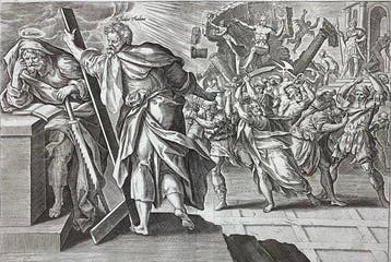 Hendrick Goltzius (1559-1617), da Maarten de Vos - - Il, Antiek en Kunst