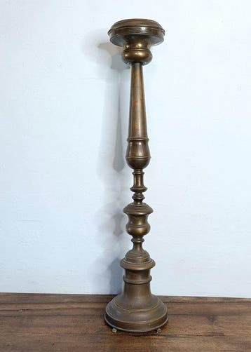 Chandelier - Laiton - Grand cierge dautel - 82 cm