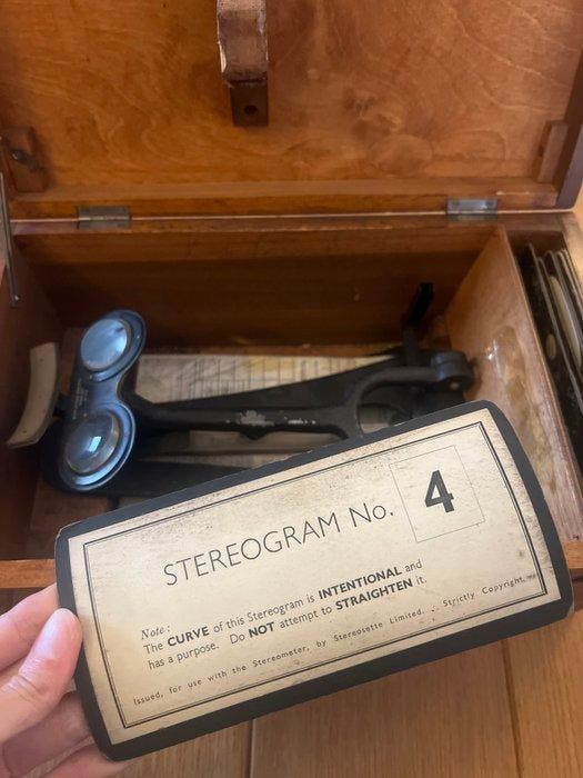 stereosette 1 Stereoscoop, Collections, Appareils photo & Matériel cinématographique