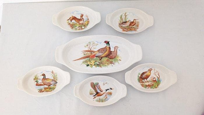 La Primula - Roberto Lemmi (1901-1971) - Tafelservies (6) -, Antiquités & Art, Antiquités | Meubles | Tables