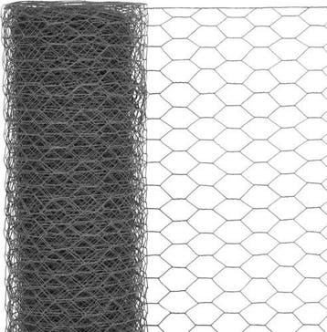 Kippengaas gegalvaniseerd 13 x 0,70 mm 50 cm rol 10 meter, Nieuw