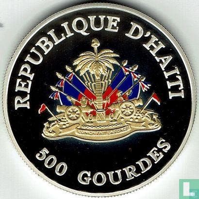Haïti 500 gourdes 1999 (PROOF) Millennium, Postzegels en Munten, Munten | Amerika, Losse munt, Goud, Zilver, Verzenden