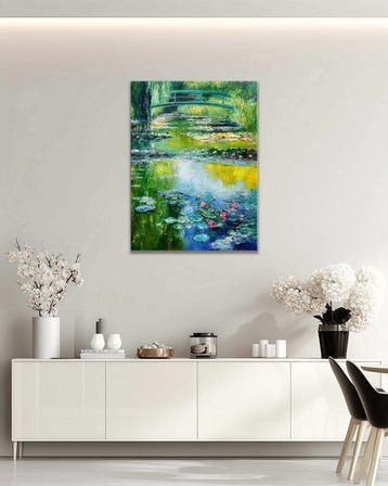 Stefano - Bridge Over Lily Pond