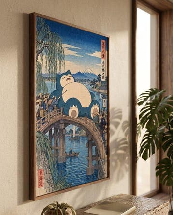 POPSAN - Snorlax on the Bridge () - UNIQUE WORK
