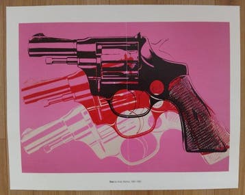 Andy Warhol (1928-1987) - Gun and Flowers