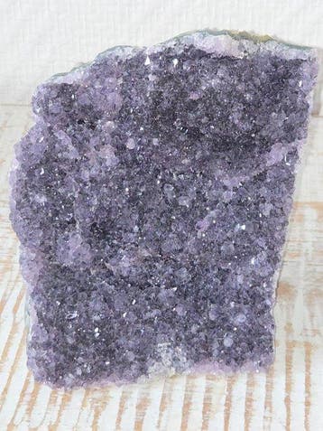 amethist Geode - Hoogte: 13 cm - Breedte: 12 cm- 1115 g, Verzamelen, Mineralen en Fossielen