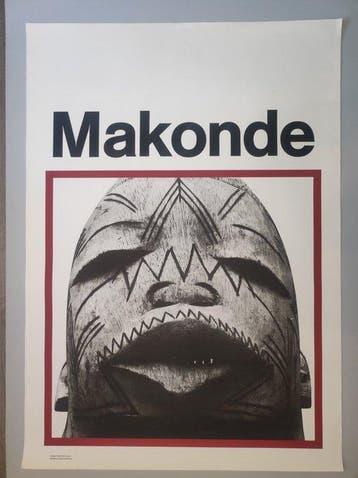 Hans Peter Hoch - Siebdruck Stark & Moosler - Makonde -