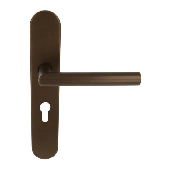 Deurklink op schild PC55 BASICS LBII-19P13Y55 brons, Bricolage & Construction, Fenêtres & Moustiquaires
