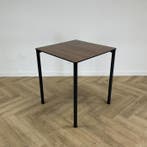 Eromes hoge kantinetafel 80x80 cm / hoogte 90 cm, donker, Gebruikt, Bureau