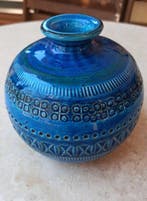 Bitossi - Beeldje - Vaso sferico in ceramica smaltata blu -, Antiek en Kunst