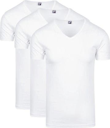 2dekans | Alan Red Oklahoma T-shirt Stretch - V-hals - Wit -, Ophalen of Verzenden, Nieuw