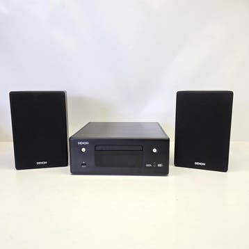Denon CEOL N11DAB Zwart Audiosysteem Incl. 2 Speakers |, Ophalen of Verzenden, Nieuw