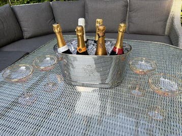 Rafraîchisseur à champagne - avec des citations de Napoléon, Antiquités & Art