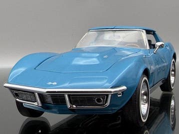 Franklin Mint 1:24 - Modelauto - 1968 Chevrolet Corvette, Hobby en Vrije tijd, Nieuw
