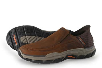 Skechers Instappers in maat 43 Bruin, Verzenden, Overige typen