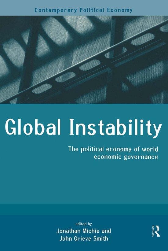 Global Instability 9780415202237 John Grieve Smith, Livres, Langue | Anglais, Envoi
