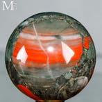 Speciaal!!! Dragon Blood Jasper Sphere uit Zuid-Afrika -