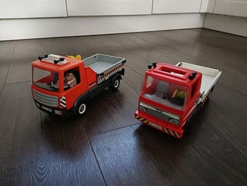 Playmobil - Jouet - Seven vehicles, including trucks, with,